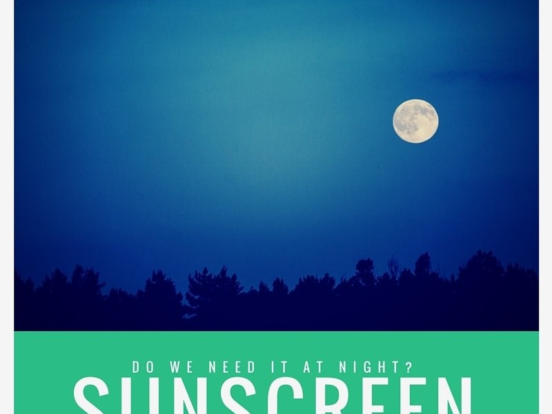 Bôi kem chống nắng ban đêm có tốt không?