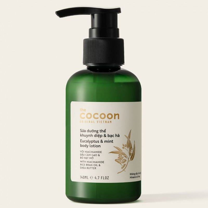 Sữa dưỡng thể khuynh diệp & bạc hà 140ml