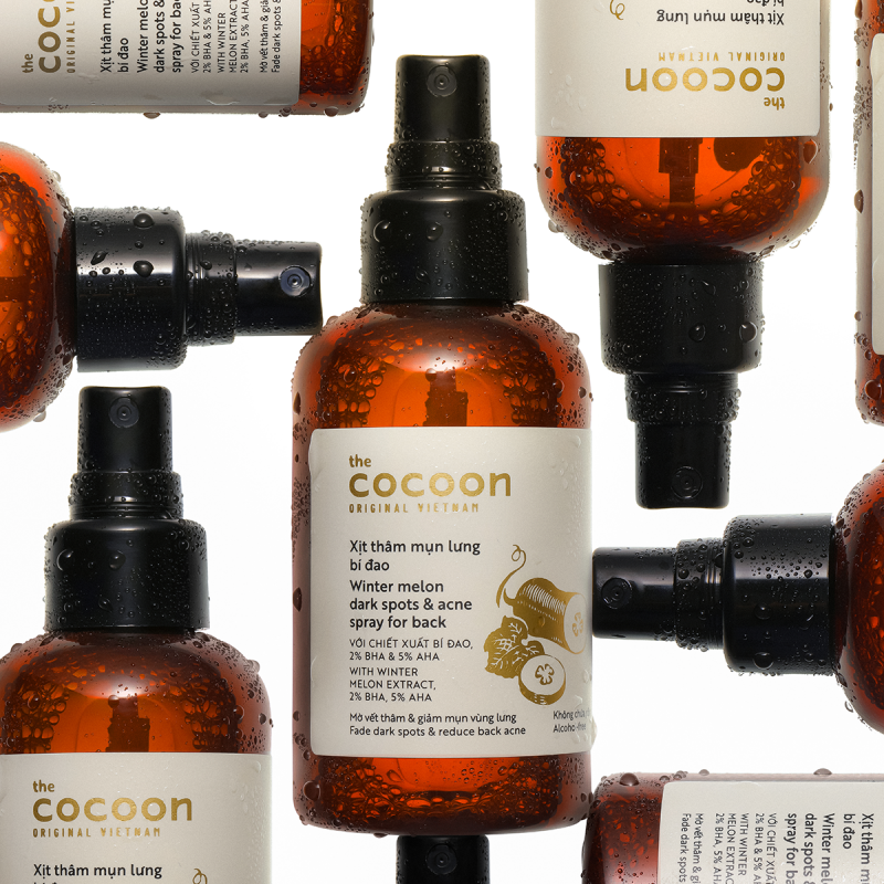 Xịt giảm thâm mụn lưng chiết xuất bí đao